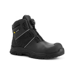 Dapro FPMACS3C veiligheidsschoenen in zwart, voorkantaanzicht, met S3-bescherming voor maximale veiligheid en comfort.