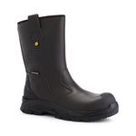 Dapro FRMACS3C veiligheidsschoenen in bruin, voorkantaanzicht, met S3-bescherming voor maximale veiligheid en comfort.