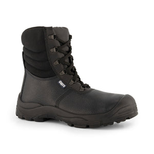 Dapro Dauntless S3C veiligheidsschoenen in zwart, voorkantaanzicht, met S3-bescherming voor maximale veiligheid en comfort.